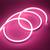 Fita Led Neon 12v 5m Flexível Prova D'Água Luz Brilho Forte Rosa