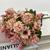 Flores Artificiais De Falsas Seda  (Plástico Artificial) Bola De Casamento  Bouquet FR-812 Rosa mesclado