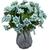 Flores para Buque FR-567 Com 10 - Flor P/ Decoração Casamento, Arranjos, Decorar Festas e casa Azul