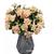 Flores para Buque FR-567 Com 10 - Flor P/ Decoração Casamento, Arranjos, Decorar Festas e casa Champanhe
