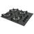 Fogão Cooktop Chapa 4bocas Ultra Chama 127/220v Marmo Cinza Cinza