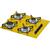 Fogão Cooktop Gás Ultra Chamalux 4 Bocas Bivolt Amarelo