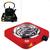 Fogão Elétrico Portátil De Mesa Fogareiro Camping Cooktop 1 Boca 1200w Linha Premium Vermelho