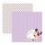 Folha para Scrapbook Dupla Face Disney - Baby Minnie PAISAGEM