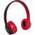 Fone de Ouvido Bluetooth Sem Fio Over-ear Headphone Wireless Vermelho