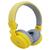 Fone De Ouvido Com Fio P2 Headphone Anti-ruído Confortável Amarelo
