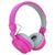 Fone De Ouvido Com Fio P2 Headphone Anti-ruído Confortável Rosa