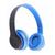 Fone De Ouvido Corrida Bluetooth Regulavel Mp3 Entrada P2 Azul