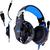 Fone De Ouvido Gamer Headset Knup Kp-455A Com Led Microfone Azul