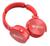 Fone De Ouvido Headphone Gamer Sem Fio Bluetooth Radio E Mp3 Vermelho
