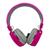 Fone de Ouvido Headphone Wireless Bluetooth sem fio Concha Almofadadas Clássico Pink