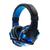 Fone De Ouvido Headset Gamer Bass Hd E Led Azul Azul