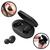 Fone De Ouvido In-ear Sem Fio Bluetooth A6s Preto Com Luz Led preto