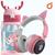 Fone de ouvido infantil bluetooth gatinho + Garrafinha 600ML Rosa-chiclete
