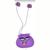 Fone De Ouvido Infantil Desenho Cartoon  Earphone  Lilás