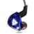 Fone de Ouvido Profissional Original QKZ AK6 In-Ear Hi-Fi Alta Qualidade + Case Azul