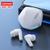 Fone de Ouvido Sem Fio Bluetooth 5.3 Lenovo GM2 PRO TWS - Gamer Esportes Corrida - Surround Luminoso Modo Duplo Branco
