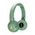 Fone de ouvido sem fio (Bluetooth) para crianças: modelo POGS The Gecko (com microfone) Verde