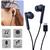 Fone De Ouvido Tipo C In-Ear Preto Emborrachado Estereo Branco