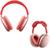 Fone Head Phone Sem Fio Bluetooth  P9 Plus vermelho 