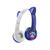 Fone Headset Rgb Bluethooth De Gatinho Premium Collection Roxo