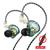 Fones de ouvido intra-auriculares mt1 3.5mm, com fio, som estéreo, alta fidelidade para graves Green NO Mic