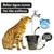 Fonte Bebedouro Para Cães E Gatos Pets Automática Elétrica Torneira Mágica Magicat Com Suporte Bivolt Catmypet Bivolt Black