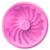 Forma De Bolo Em Silicone Pudim Torta 25 Cm Redonda Antiaderente Cozinha Várias Cores Rosa