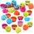 Forma de empada/bolo/cupcakes/gelatina /muffin kit com 6 unidades em silicone Redondo 