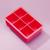 Forma de Gelo em Silicone Cubos Fáceis e perfeitos Vermelho