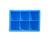 Forma de Gelo Quadrada com 6 Cubos de Silicone Azul Claro
