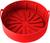 Forma de Silicone Air Fryer Fritadeira Elétrica Forno 16cmX16cm - Clink Vermelho