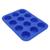 Forma em Silicone Para 12 Mini Bolos Cupcake Muffins e Petit Gateau  Azul