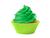 Forma Forminha Cupcake Bolo Papel Forneável com 45 Unidades Verde Claro