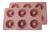 Forma Mini Bolo E Cupcake Espiral Em Silicone 6 Cavidades - Fwb rosa