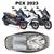 Forração Honda Pcx 160 2023 Forro Premium Cinza + Divisória Cinza