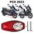 Forração Honda Pcx 160 2023 Forro Standard Vermelho 2 Antena Azul