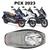 Forração Honda Pcx Dlx 2023 Acessório Forro Baú Cinza Rosa