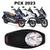 Forração Honda Pcx Dlx 2023 Acessório Forro Baú Preto Rosa