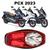 Forração Honda Pcx Dlx 2023 Acessório Forro Premium Vermelho Azul