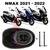 Forração Yamaha Nmax 2021 Forro Acessório Preto + 2 Antena Logo rosa