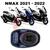 Forração Yamaha Nmax 2021 Forro Premium Acessório Azul Logo cinza