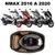 Forração Yamaha Nmax Baú Forro Premium Acessório Marrom Logo vermelha