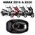 Forração Yamaha Nmax Baú Forro Premium Acessório Preto Logo Marrom