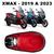 Forração Yamaha Xmax 250 Forro Vermelho + Divisória Pequena Logo Cinza