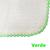 Fralda de Ombro 70x70 cm Marca Cremer  Pinte e Borde com faixa de 15cm Com crochê (picueta). Verde 
