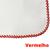 Fralda de Ombro 70x70 cm Marca Cremer  Pinte e Borde com faixa de 15cm Com crochê (picueta). Vermelho