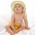 Fralda Ecológica e de Piscina Pano Reutilizável Bebê 2 em 1 com Absorvente 1 à 12 Meses Amarelo