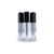 Frasco Gloss Labial Batom Quadrado Vazio 4,5ml Premium - 5u Preto