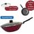 Frigideira Funda Wok 28 Cm (3,6 L) Com Tampa Tramontina Vermelha 